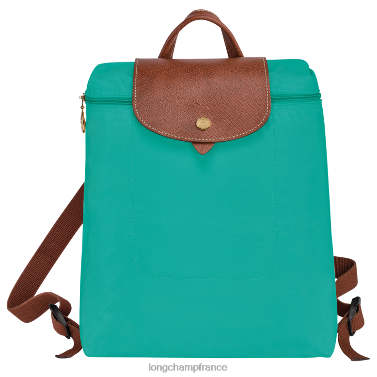 turquoise femmes sac à dos le pliage original Sacs Longchamp Z6ZTP445