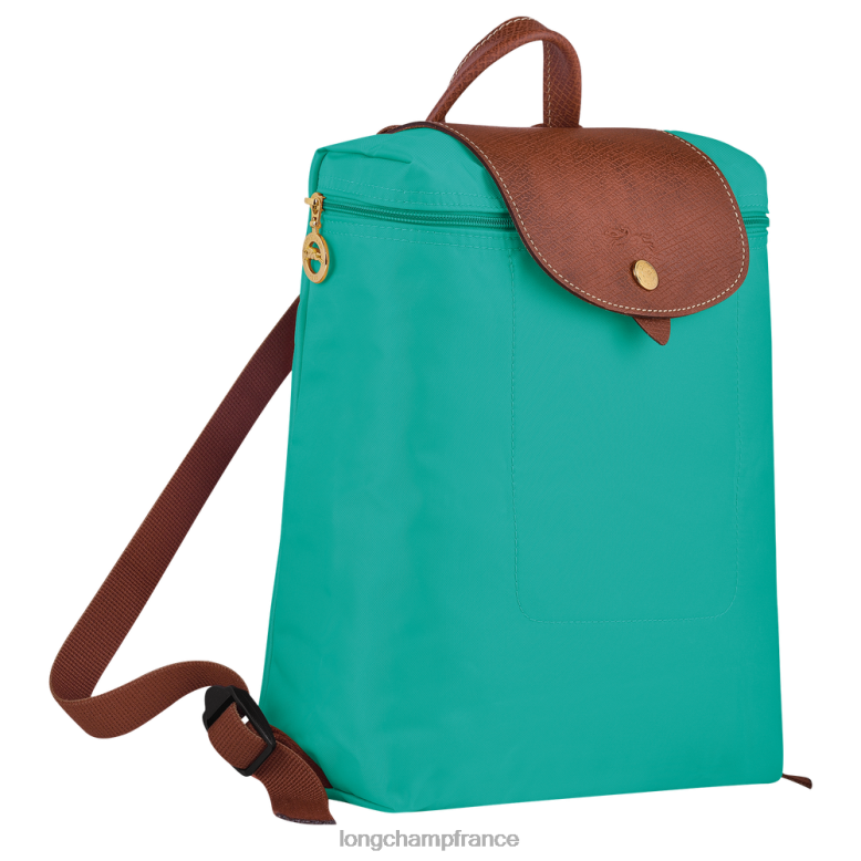 turquoise femmes sac à dos le pliage original Sacs Longchamp Z6ZTP445