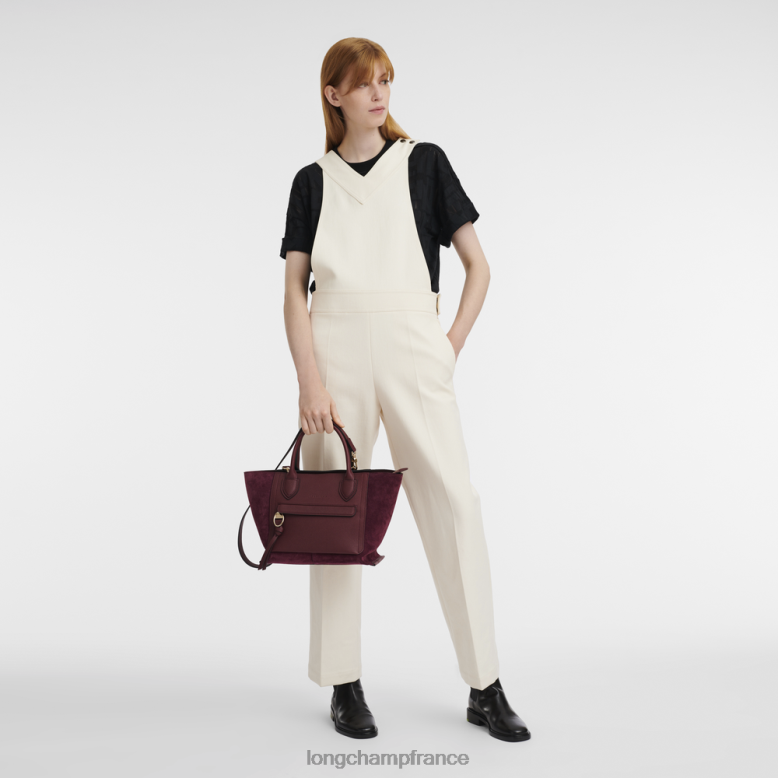 Bourgogne femmes sac à main boîte aux lettres Sacs Longchamp Z6ZTP159