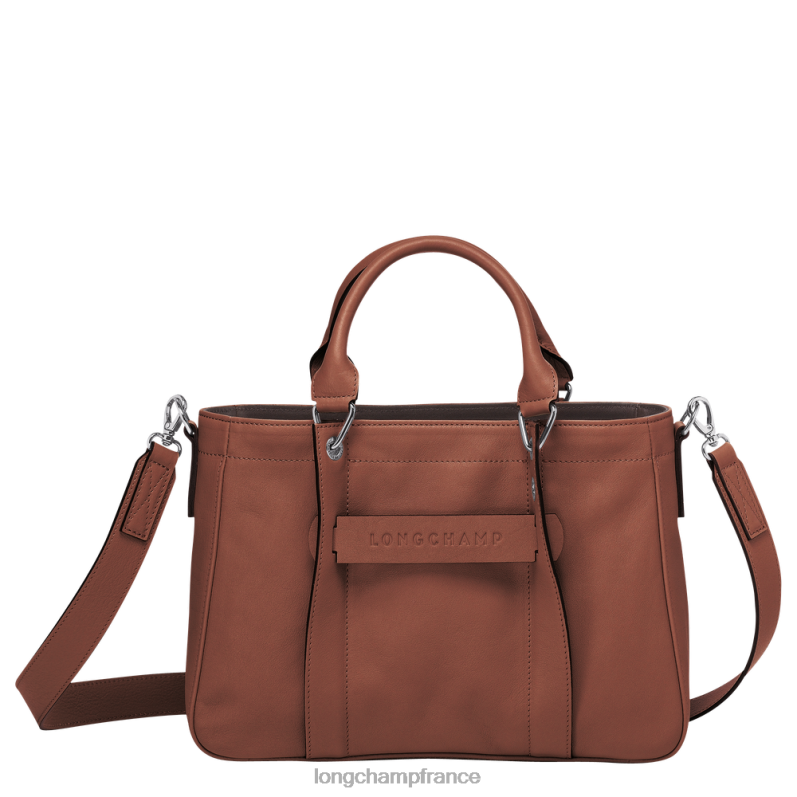 Cognac femmes sac à main 3D Sacs Longchamp Z6ZTP180