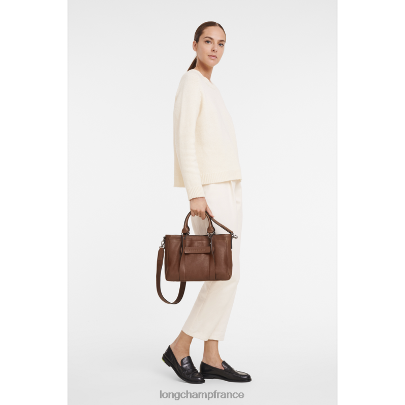 Cognac femmes sac à main 3D Sacs Longchamp Z6ZTP180