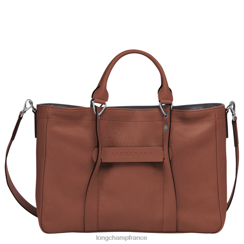 Cognac femmes sac à main 3D Sacs Longchamp Z6ZTP185