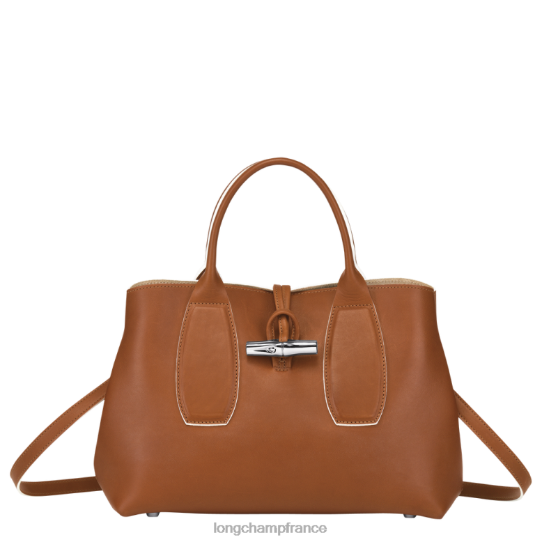 Cognac femmes sac à main roseau Sacs Longchamp Z6ZTP121