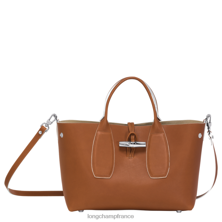 Cognac femmes sac à main roseau Sacs Longchamp Z6ZTP121