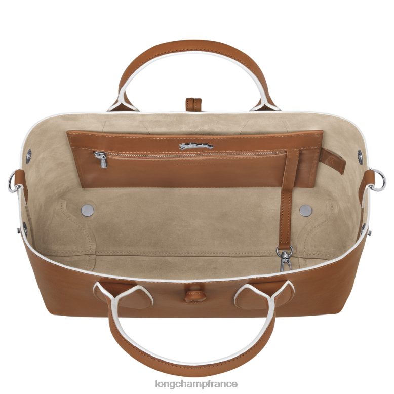 Cognac femmes sac à main roseau Sacs Longchamp Z6ZTP121