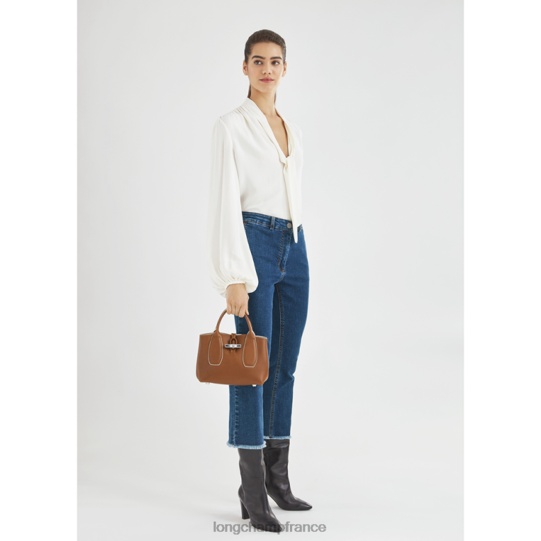 Cognac femmes sac à main roseau Sacs Longchamp Z6ZTP122