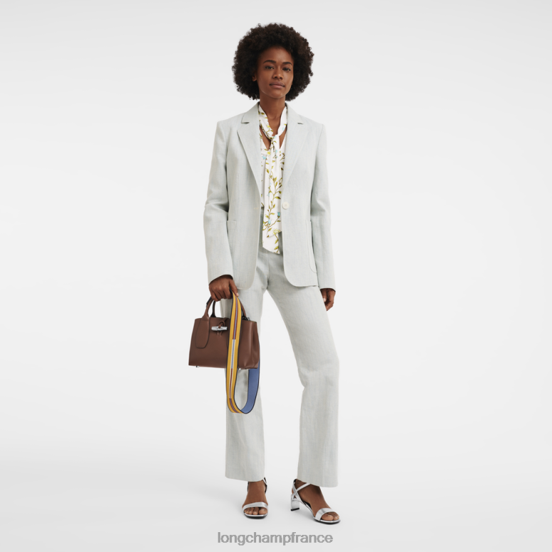 ébène femmes sac à main roseau Sacs Longchamp Z6ZTP100