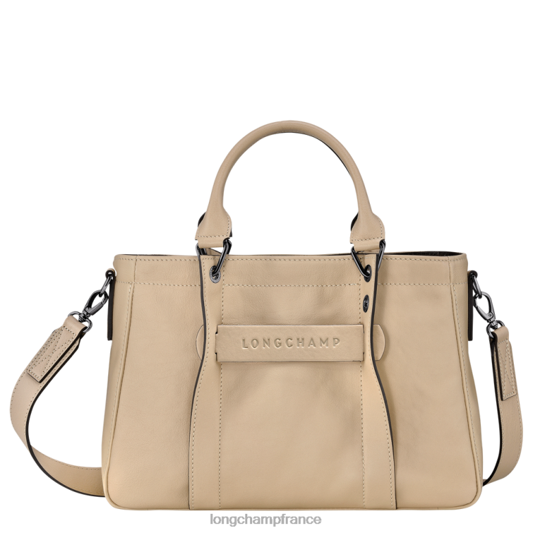 beige femmes sac à main 3D Sacs Longchamp Z6ZTP177