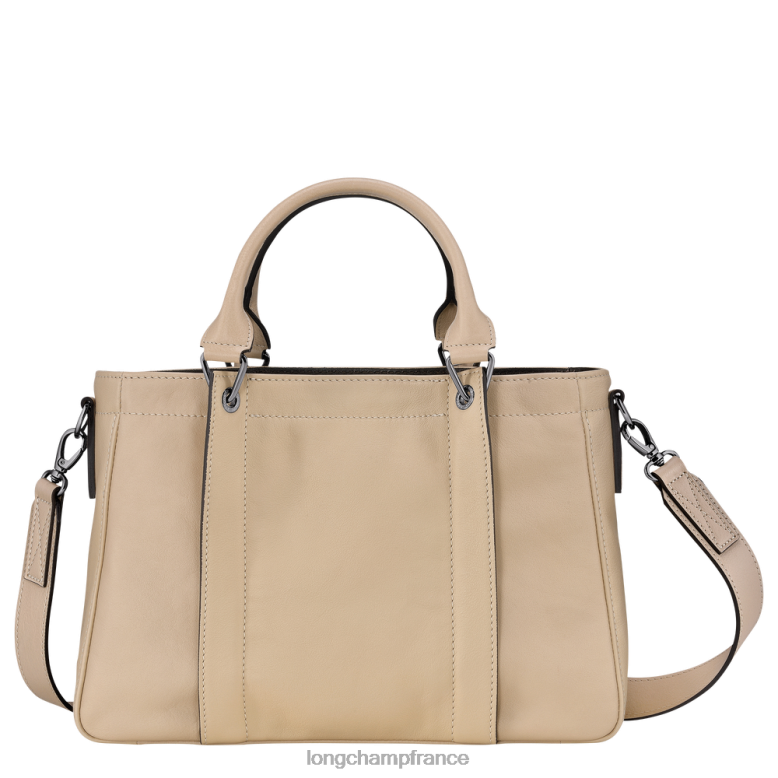 beige femmes sac à main 3D Sacs Longchamp Z6ZTP177