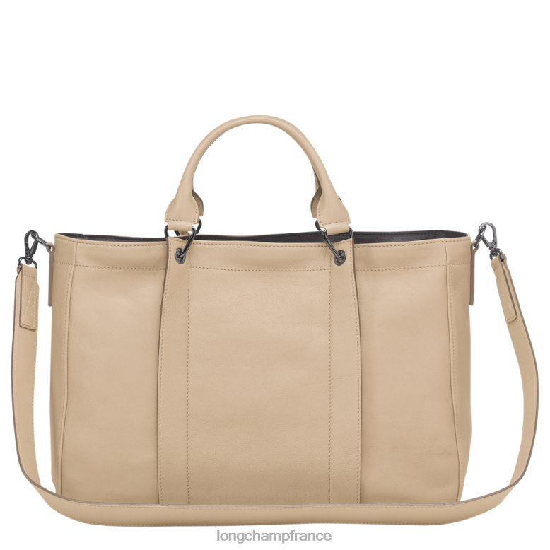 beige femmes sac à main 3D Sacs Longchamp Z6ZTP182