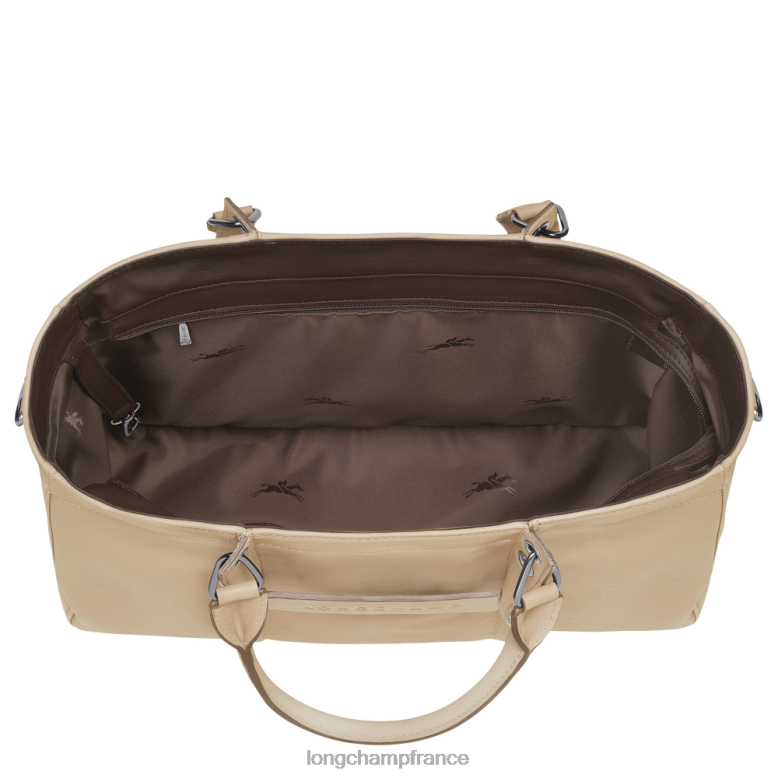 beige femmes sac à main 3D Sacs Longchamp Z6ZTP182