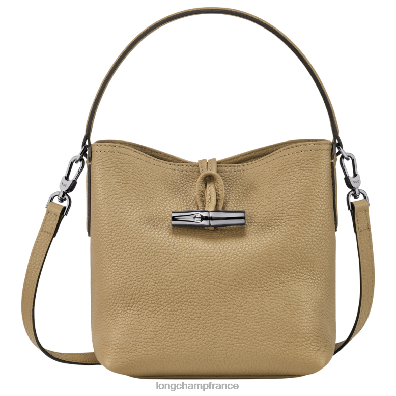 beige femmes sac seau essentiel roseau Sacs Longchamp Z6ZTP93