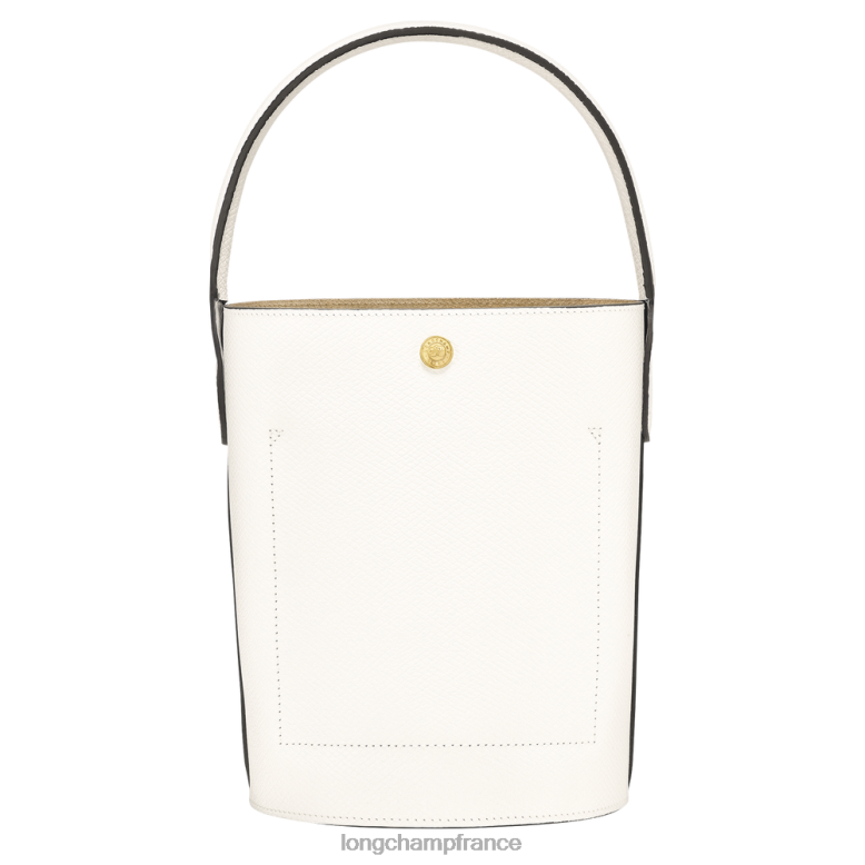 blanc femmes sac seau épure Sacs Longchamp Z6ZTP36