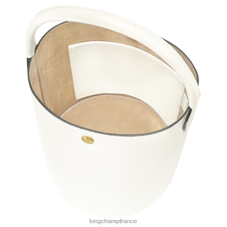 blanc femmes sac seau épure Sacs Longchamp Z6ZTP36
