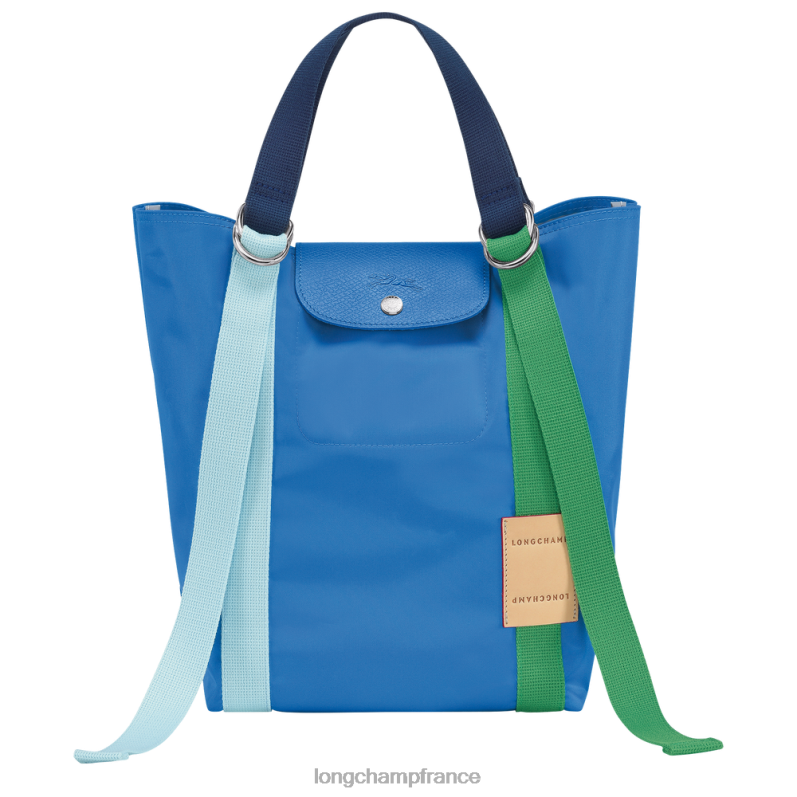 bleu femmes sac cabas le pliage re-play Sacs Longchamp Z6ZTP50