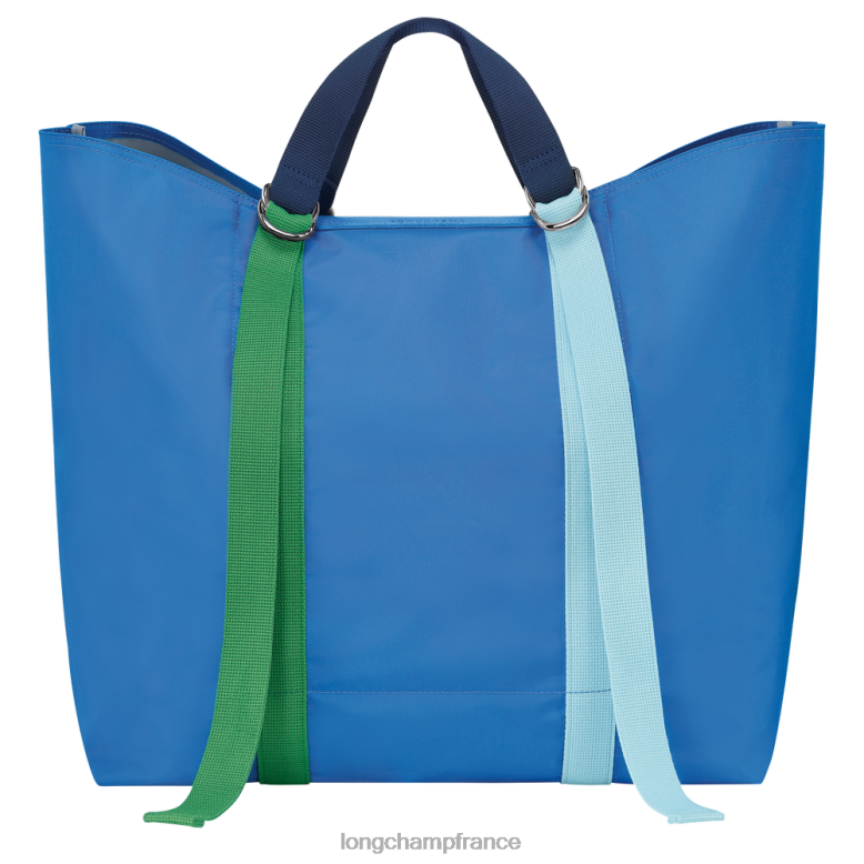 bleu femmes sac cabas le pliage re-play Sacs Longchamp Z6ZTP55