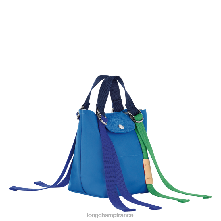 bleu femmes sac à main le pliage re-play Sacs Longchamp Z6ZTP44