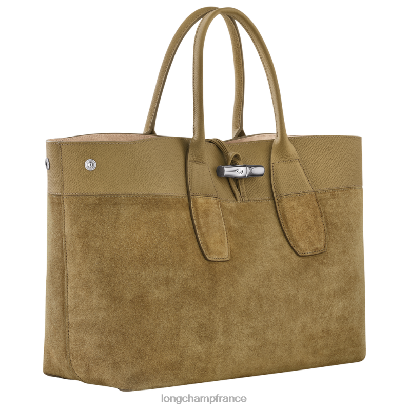 bronze femmes sac à main roseau Sacs Longchamp Z6ZTP119