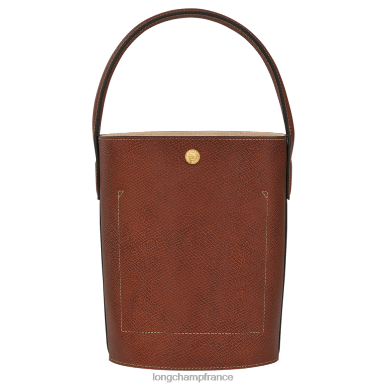 brun femmes sac seau épure Sacs Longchamp Z6ZTP135