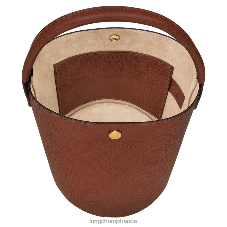 brun femmes sac seau épure Sacs Longchamp Z6ZTP135