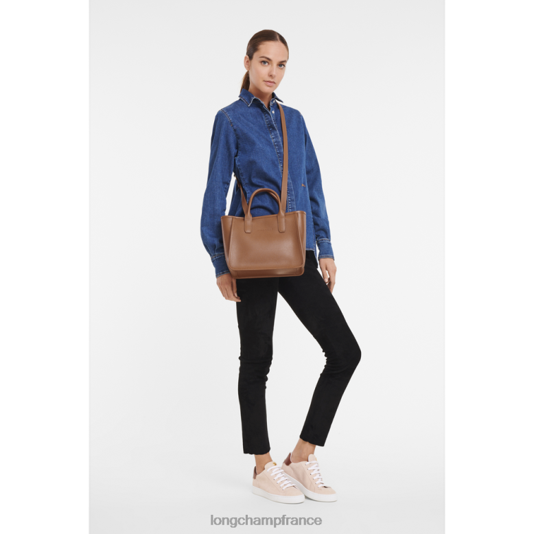 caramel femmes sac cabas le foulonne Sacs Longchamp Z6ZTP125
