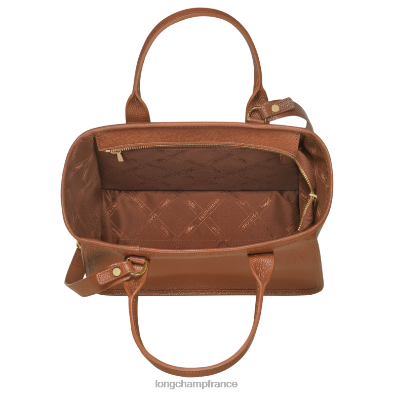 caramel femmes sac cabas le foulonne Sacs Longchamp Z6ZTP125