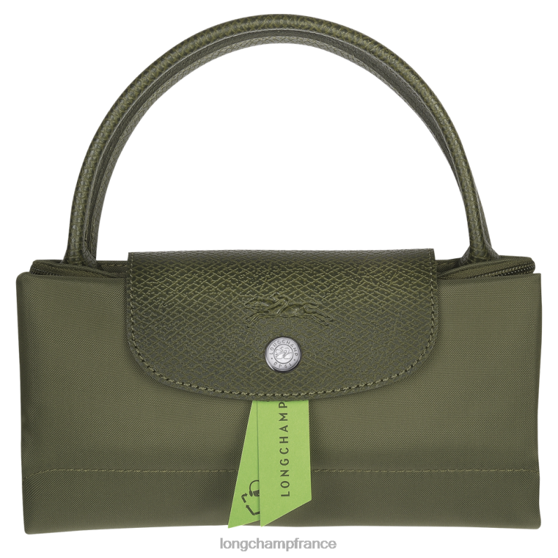 forêt femmes sac à main le pliage vert Sacs Longchamp Z6ZTP187