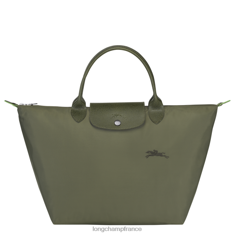 forêt femmes sac à main le pliage vert Sacs Longchamp Z6ZTP193