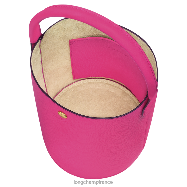 fuchsia femmes sac seau épure Sacs Longchamp Z6ZTP137