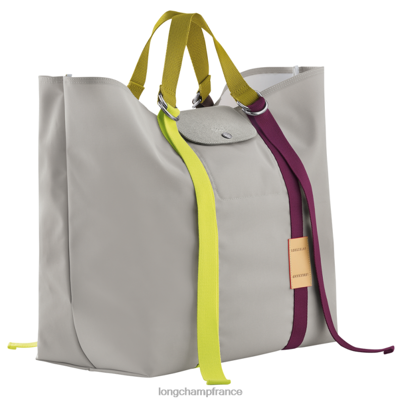 gris femmes sac cabas le pliage re-play Sacs Longchamp Z6ZTP54
