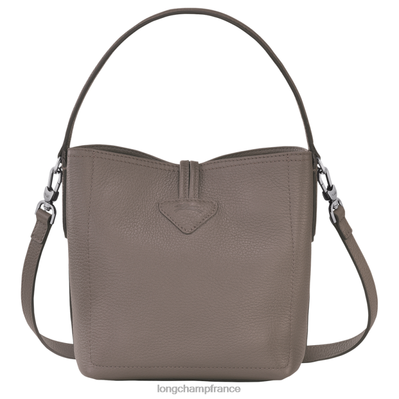 gris femmes sac seau essentiel roseau Sacs Longchamp Z6ZTP94