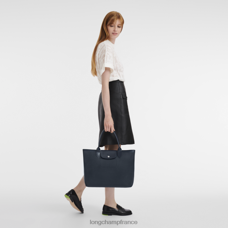 marine femmes sac cabas le pliage city Sacs Longchamp Z6ZTP86