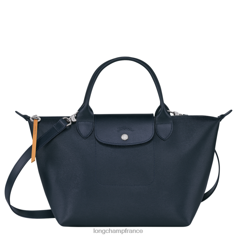 marine femmes sac à main le pliage city Sacs Longchamp Z6ZTP88