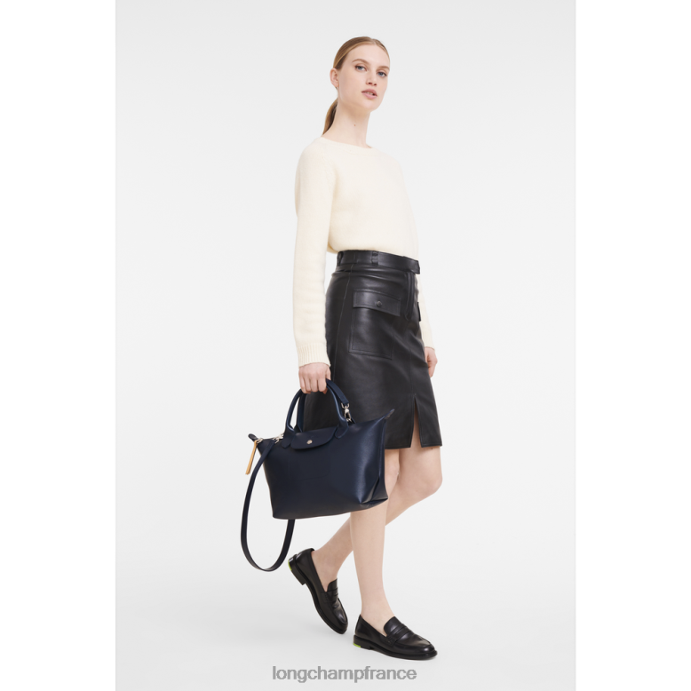 marine femmes sac à main le pliage city Sacs Longchamp Z6ZTP88