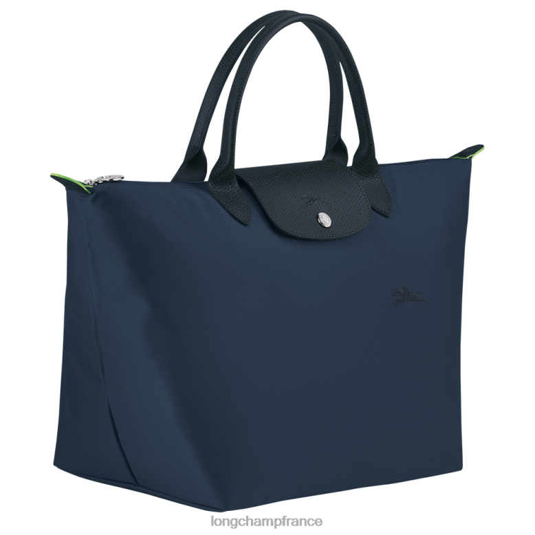 marine femmes sac à main le pliage vert Sacs Longchamp Z6ZTP195