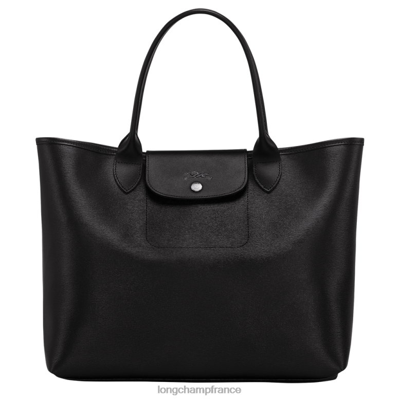noir femmes sac cabas le pliage city Sacs Longchamp Z6ZTP83