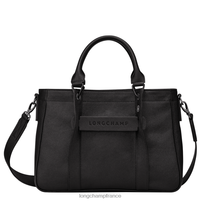 noir femmes sac à main 3D Sacs Longchamp Z6ZTP176