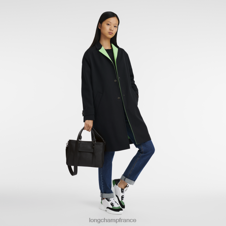 noir femmes sac à main 3D Sacs Longchamp Z6ZTP176