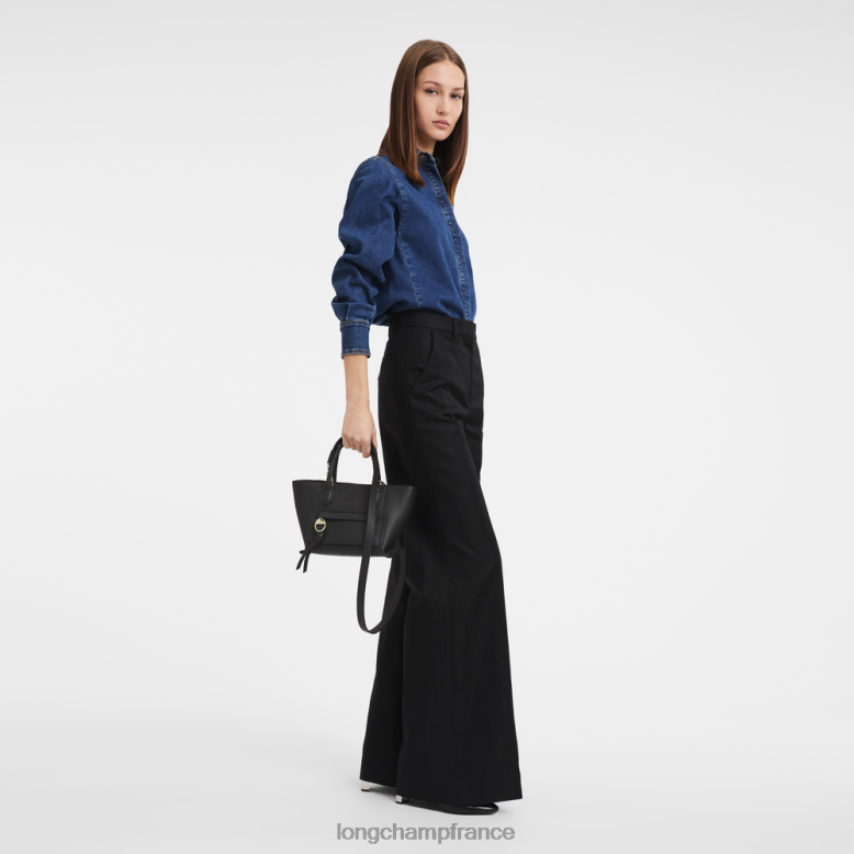 noir femmes sac à main boîte aux lettres Sacs Longchamp Z6ZTP163