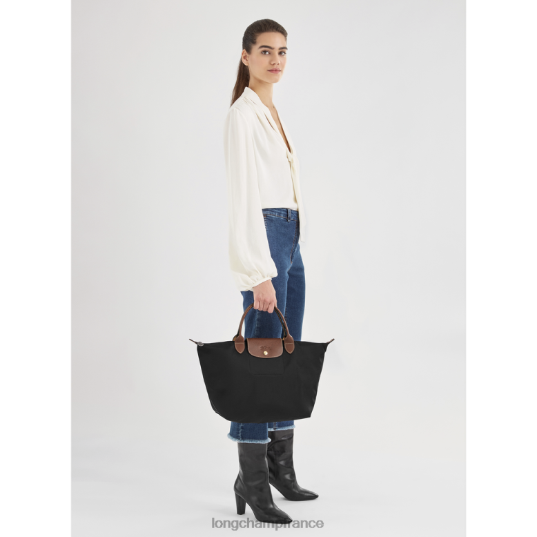 noir femmes sac à main le pliage original Sacs Longchamp Z6ZTP204