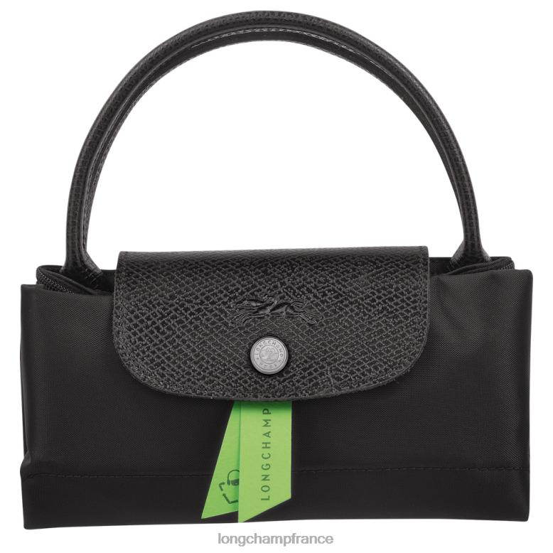 noir femmes sac à main le pliage vert Sacs Longchamp Z6ZTP186