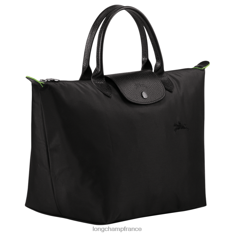 noir femmes sac à main le pliage vert Sacs Longchamp Z6ZTP192
