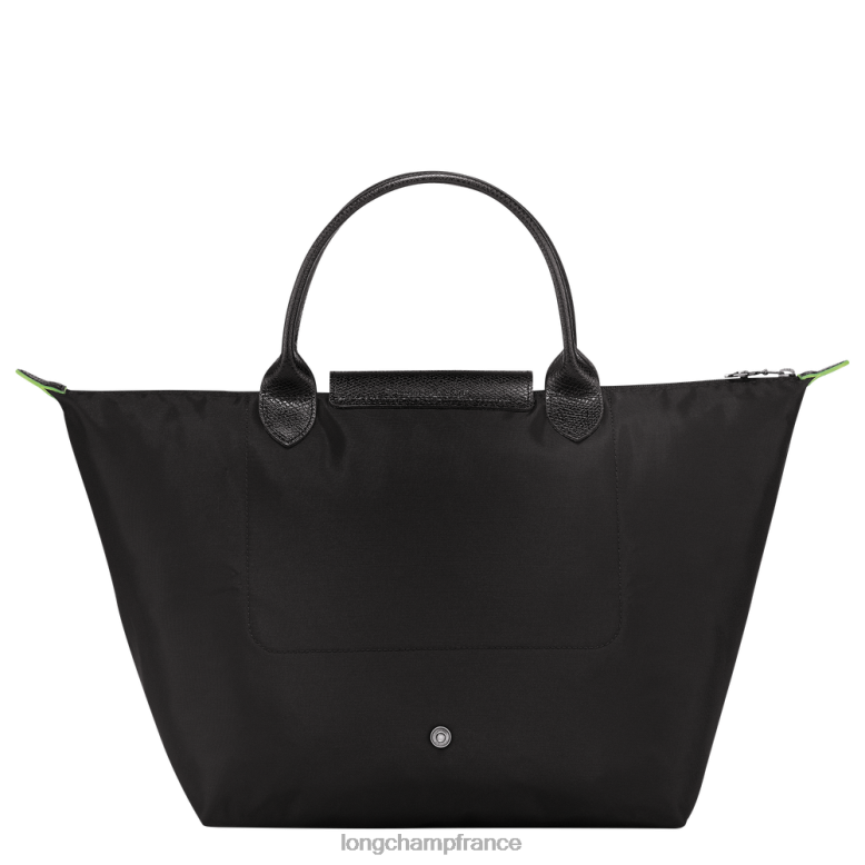 noir femmes sac à main le pliage vert Sacs Longchamp Z6ZTP192