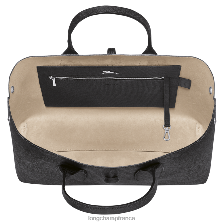 noir femmes sac à main roseau Sacs Longchamp Z6ZTP109