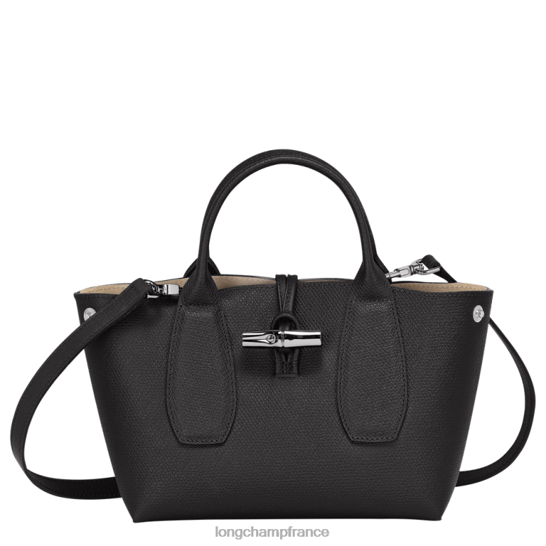noir femmes sac à main roseau Sacs Longchamp Z6ZTP112