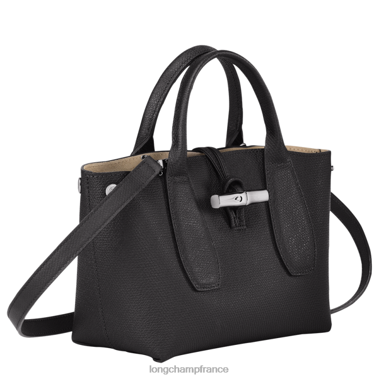 noir femmes sac à main roseau Sacs Longchamp Z6ZTP112