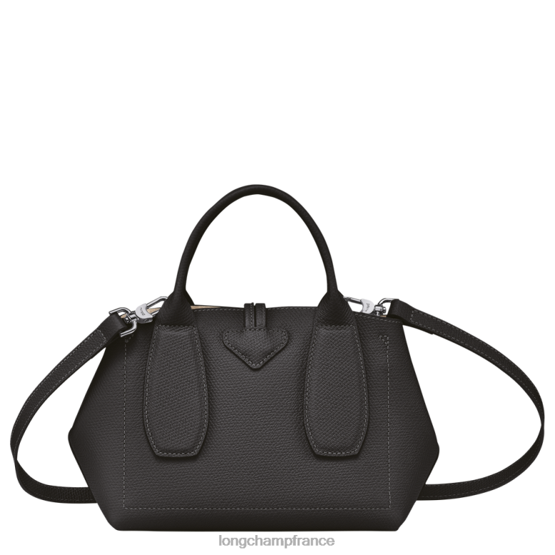 noir femmes sac à main roseau Sacs Longchamp Z6ZTP112
