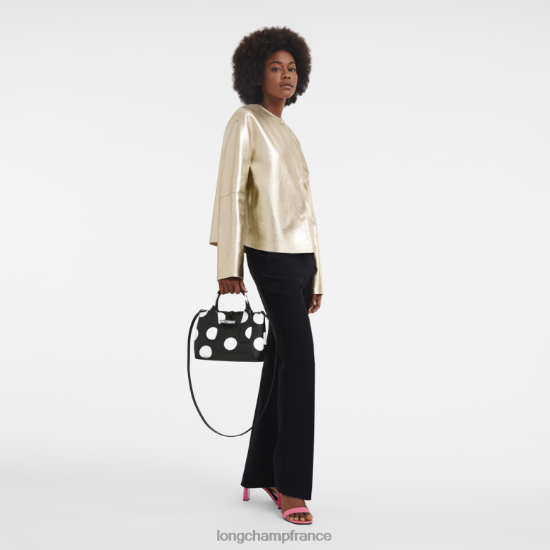 noir femmes sac à main roseau Sacs Longchamp Z6ZTP123