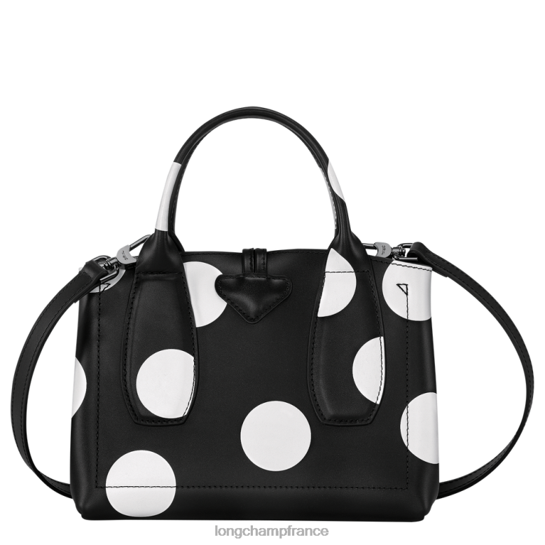 noir femmes sac à main roseau Sacs Longchamp Z6ZTP123