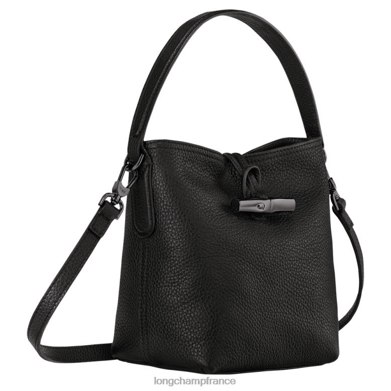 noir femmes sac seau essentiel roseau Sacs Longchamp Z6ZTP92